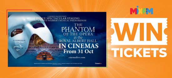 WIN tickets to The Phantom of the Opera at the Royal Albert Hall!