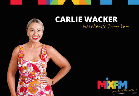 MIXFM breakfast show hosted by Carlie Wacker